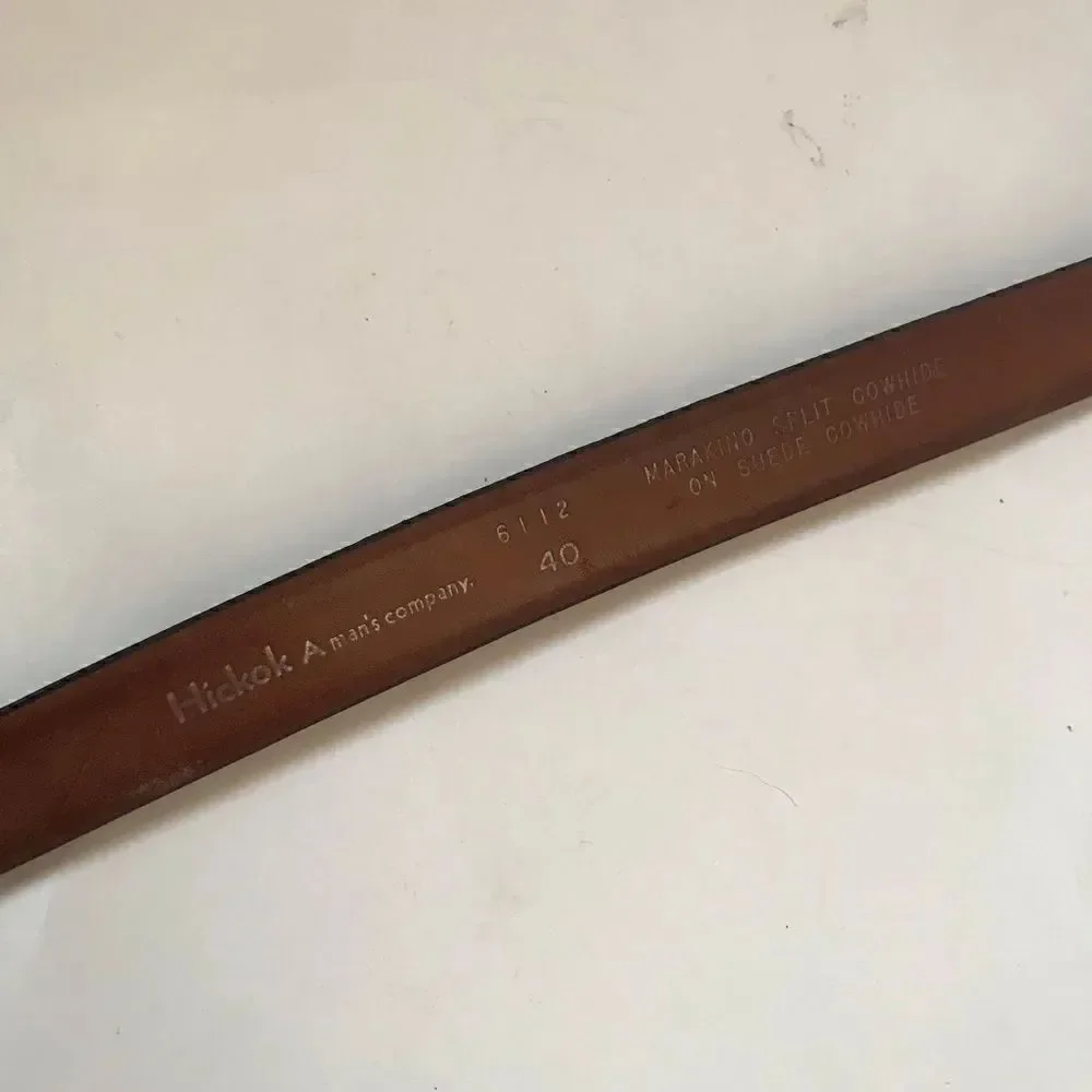 Hickok men’s brown leather